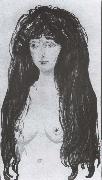 Edvard Munch Evil painting